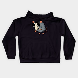 Unsettled Possum Opossum V02 Kids Hoodie